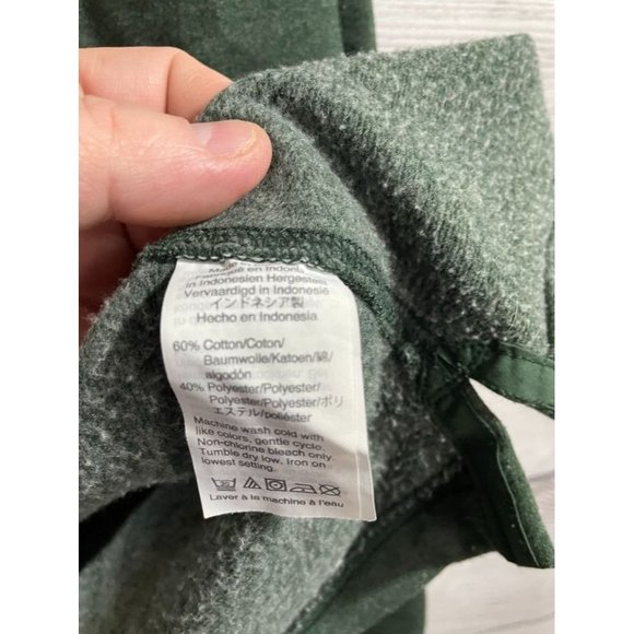 J. Crew - Men's L Green 1/4 Button Up Pullover Authentic Fleece - Picture 4 of 5